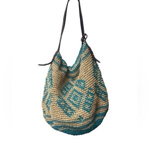 Lucky Brand Sierra Hobo Straw  Shoulder Bag.      17”x13”